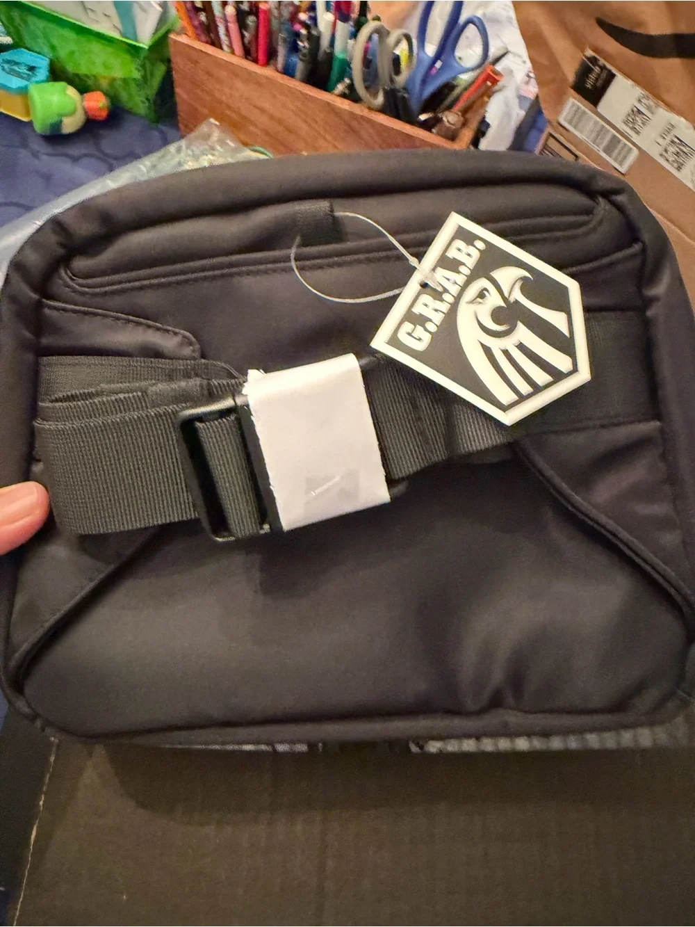 Grab Bag men’s magnetic opening edc CCW bag with holster